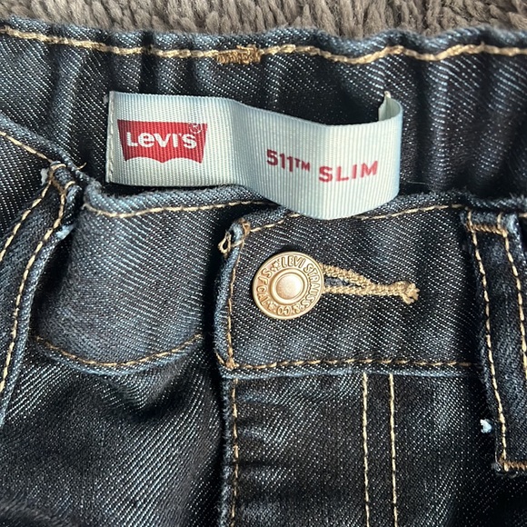 New without tags Levi’s boys 511 slim jeans size 12 husky - Picture 3 of 5